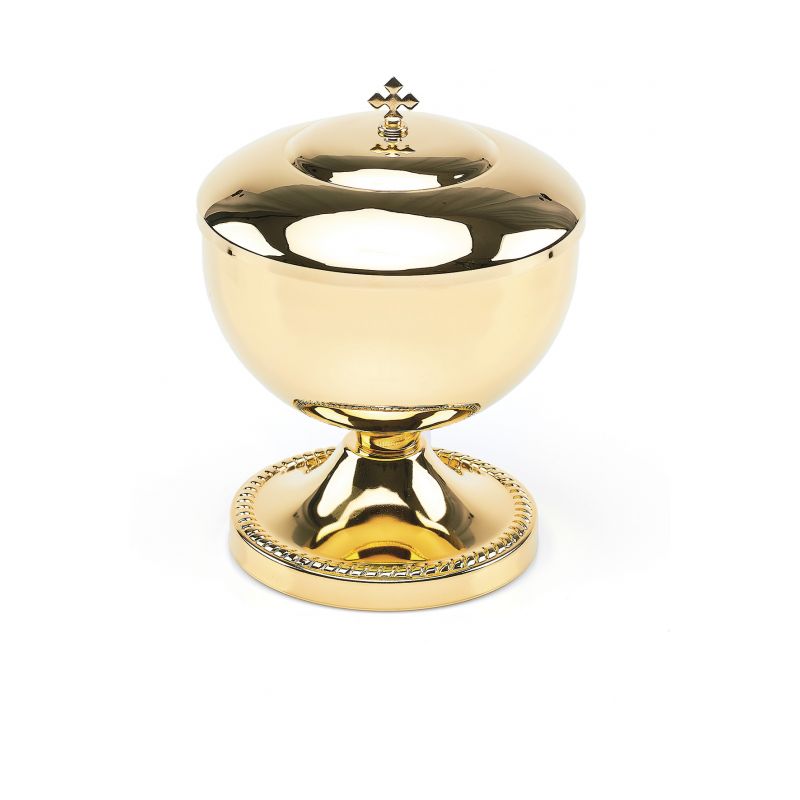 Puszka liturgiczna złocona 21 cm (14) - PUSZKI MSZALNE - Puszka liturgiczna złocona 21 cm (14)