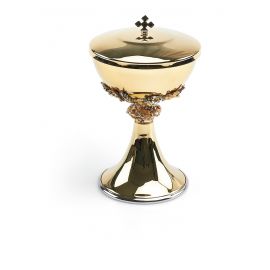 Puszka z ornamentem winne grona - 20 cm - PUSZKI MSZALNE