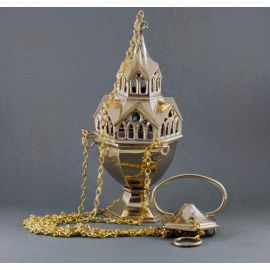 Trybularz mosiężny - 28 cm - TRYBULARZE, ŁÓDKI