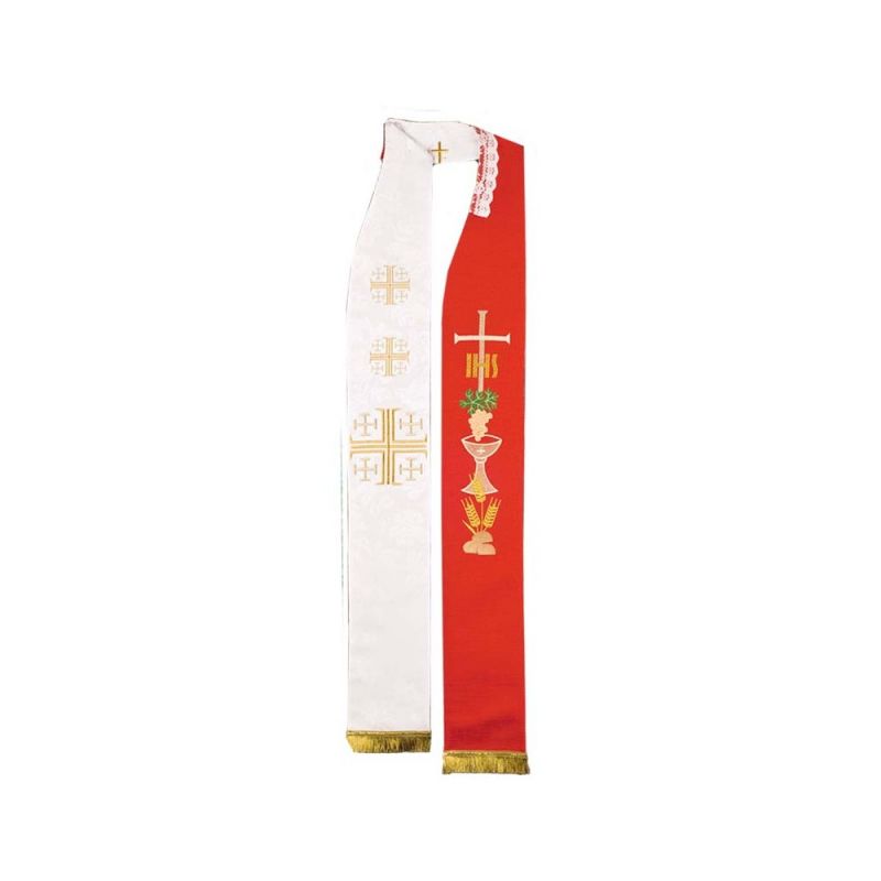Stuła kapłańska dwustronna (k35) - EUCHARYSTYCZNE - Stuła kapłańska dwustronna (k35)