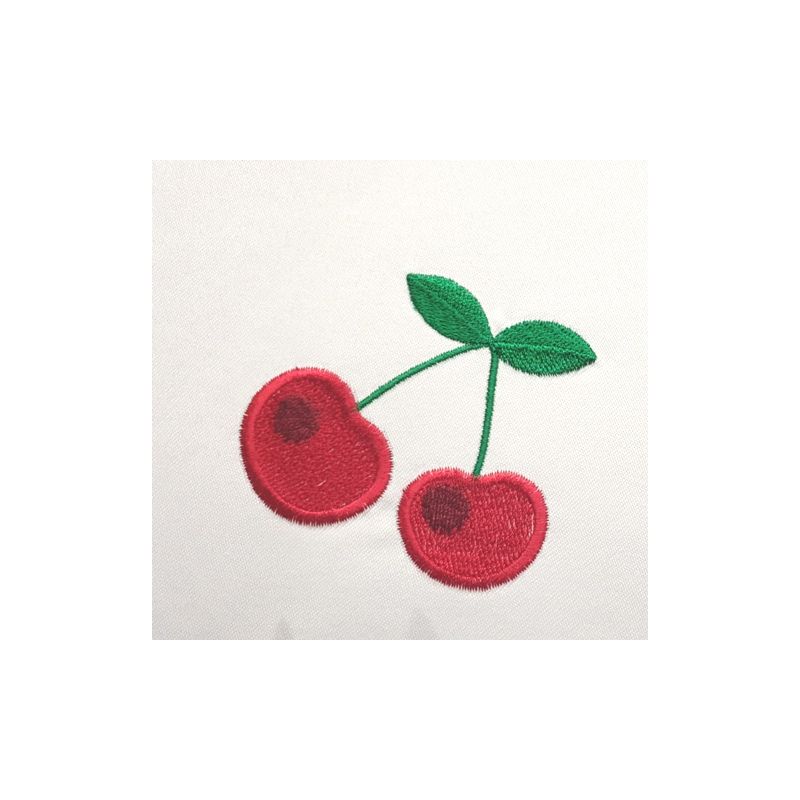 Serweta haftowana - Wiśnie 37x37 cm - Serwety haftowane - Serweta haftowana - Wiśnie 37x37 cm
