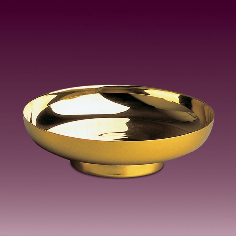 Patena mszalna do koncelebry wys: 4,5 cm, śr: 14 cm. - PATENY LITURGICZNE - Patena mszalna do koncelebry wys: 4,5 cm, śr: 14 cm.