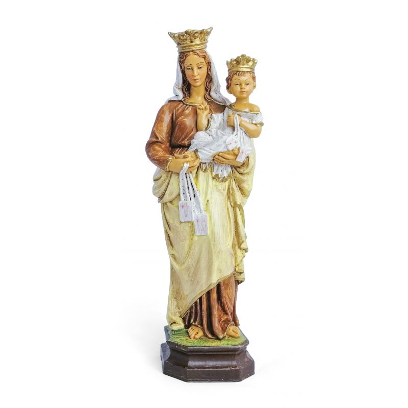 Figura Matka Boża Szkaplerzna - 25 cm - Matka Boża - Figura Matka Boża Szkaplerzna - 25 cm