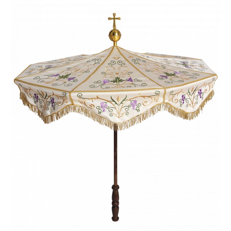 Baldachim procesyjny - typ parasol (2) - Baldachimy haftowane - Baldachim procesyjny - typ parasol (2)