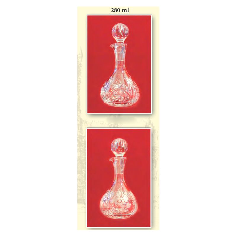 Ampułki mszalne kryształowe - 200 ml (2) - AMPUŁKI I TACKI MSZALNE - Ampułki mszalne kryształowe - 200 ml (2)