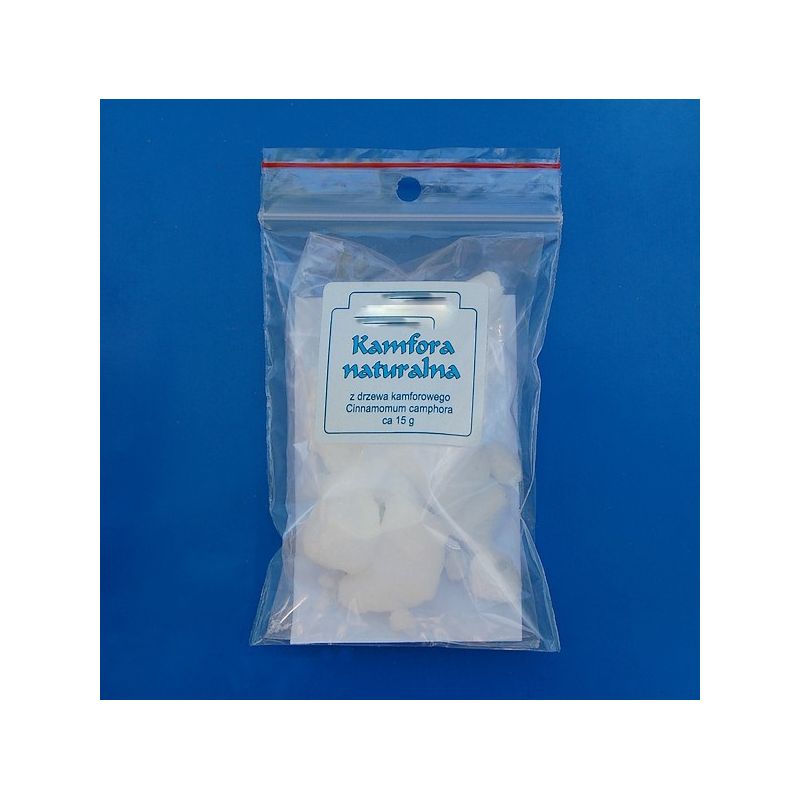 Kamfora naturalna 15g - KADZIDŁA, WĘGIELKI - Kamfora naturalna 15g