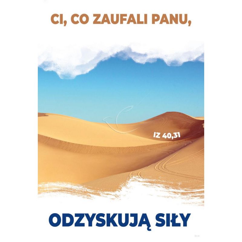 Plakat - Ci, co zaufali Panu - Plakaty religijne edukacyjne, sentencje - Plakat - Ci, co zaufali Panu