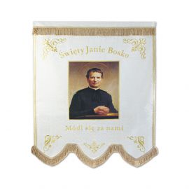 Chorągiew "Św. Jan Bosko" - CHORĄGWIE, SZTANDARY - zdjęcie 2 - Chorągiew "Św. Jan Bosko"