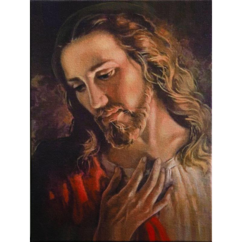 Obraz 30x40 - Twarz Pana Jezusa (Dolindo) - OBRAZY RELIGIJNE - Obraz 30x40 - Twarz Pana Jezusa (Dolindo)