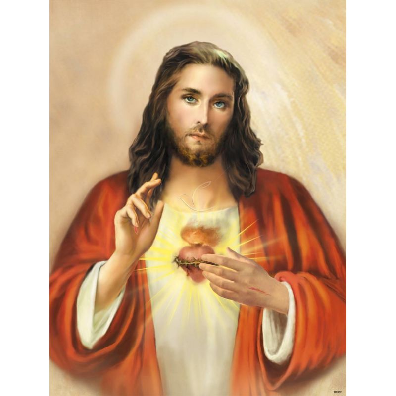Obraz 30x40 - Serce Jezusa - OBRAZY RELIGIJNE - Obraz 30x40 - Serce Jezusa