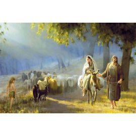 Obraz 30x40 - Z Nazaretu do Betlejem - OBRAZY RELIGIJNE