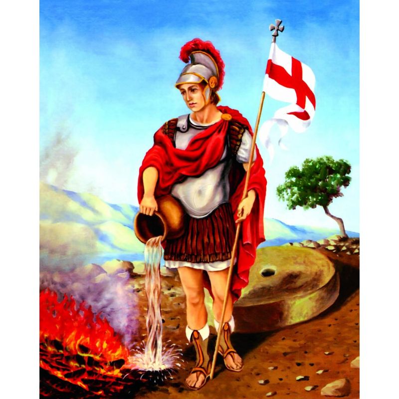 Obraz 30x40 - Święty Florian - OBRAZY RELIGIJNE - Obraz 30x40 - Święty Florian