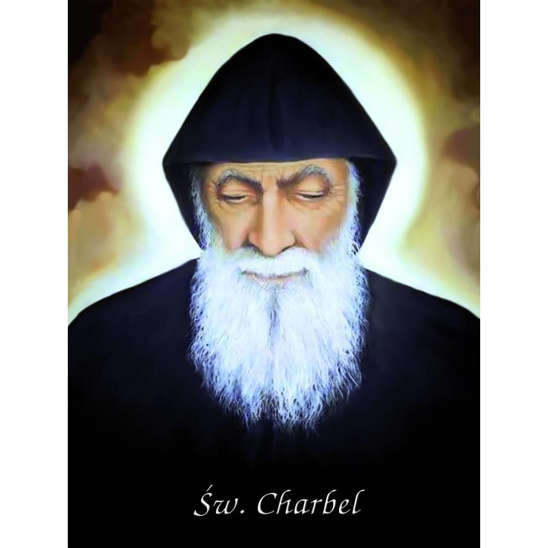 Obraz 30x40 - Św. Charbel - OBRAZY RELIGIJNE - Obraz 30x40 - Św. Charbel
