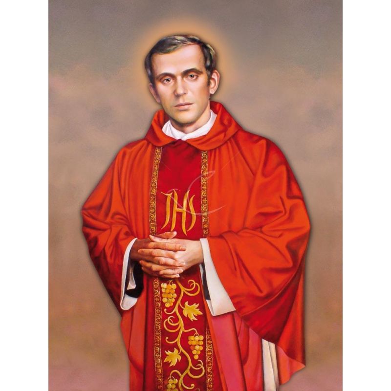 Obraz 30x40 - Bł. Jerzy Popiełuszko - OBRAZY RELIGIJNE - Obraz 30x40 - Bł. Jerzy Popiełuszko