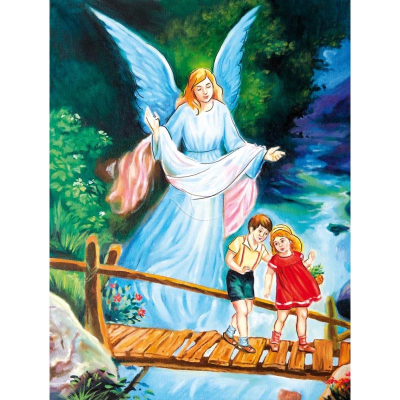 Obraz 30x40 - Anioł Stróż - OBRAZY RELIGIJNE - Obraz 30x40 - Anioł Stróż