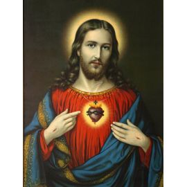Obraz 30x40 - Serce Jezusa - OBRAZY RELIGIJNE
