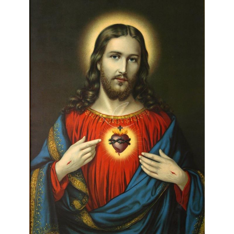 Obraz 30x40 - Serce Jezusa - OBRAZY RELIGIJNE - Obraz 30x40 - Serce Jezusa