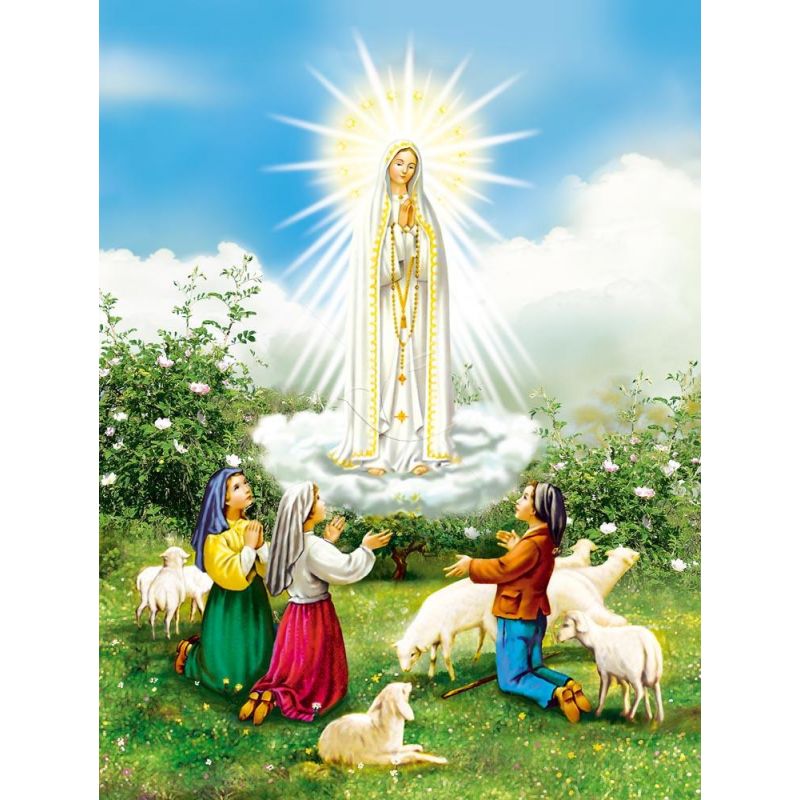 Obraz 30x40 - Matka Boża Fatimska - OBRAZY RELIGIJNE - Obraz 30x40 - Matka Boża Fatimska