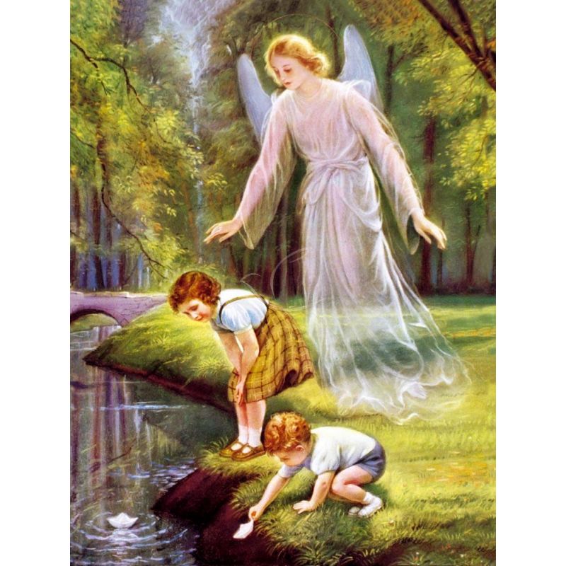 Obraz 30x40 - Anioł Stróż - OBRAZY RELIGIJNE - Obraz 30x40 - Anioł Stróż