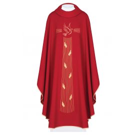 Ornat haftowany Duch Święty (5) - SZATY LITURGICZNE - zdjęcie 2 - Ornat haftowany Duch Święty (5)