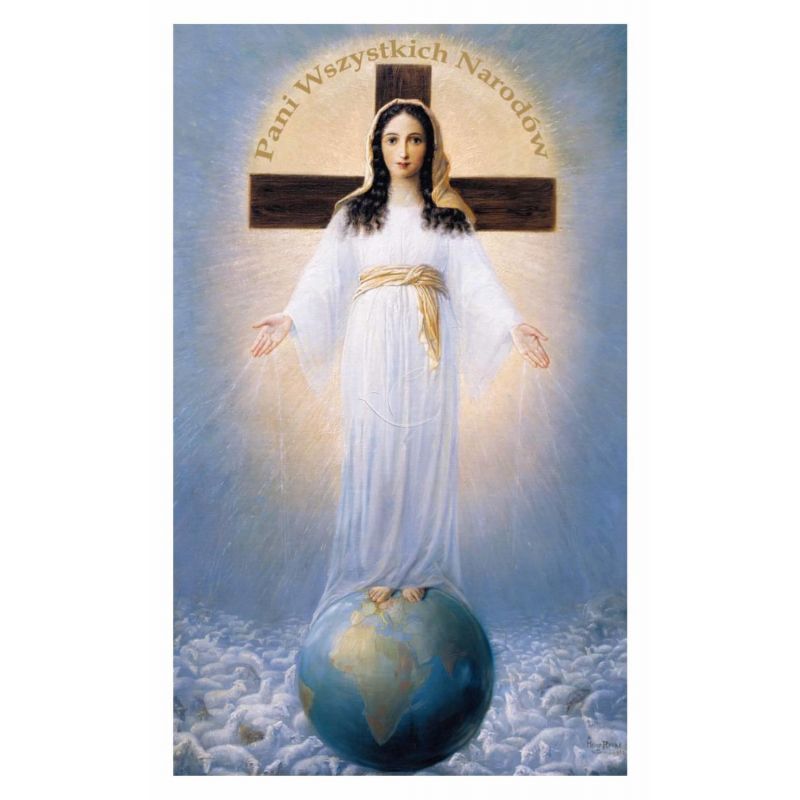 Obraz 18x29 - Pani Wszystkich Narodów - OBRAZY RELIGIJNE - Obraz 18x29 - Pani Wszystkich Narodów