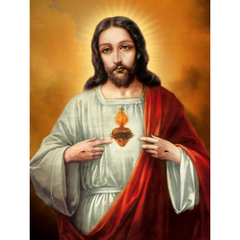 Obraz 30x40 - Serce Jezusa - OBRAZY RELIGIJNE - Obraz 30x40 - Serce Jezusa
