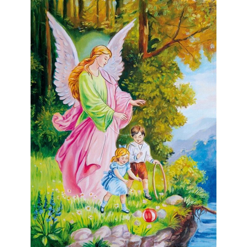 Obraz 30x40 - Anioł Stróż - OBRAZY RELIGIJNE - Obraz 30x40 - Anioł Stróż