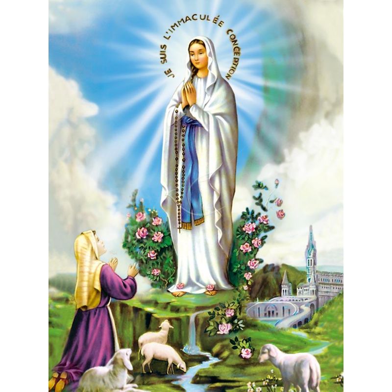 Obraz 30x40 - Lourdes - OBRAZY RELIGIJNE - Obraz 30x40 - Lourdes