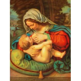 Obraz 30x40 - Matka Boża Karmiąca - OBRAZY RELIGIJNE