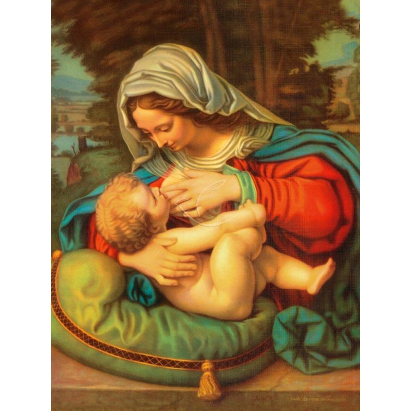 Obraz 30x40 - Matka Boża Karmiąca - OBRAZY RELIGIJNE - Obraz 30x40 - Matka Boża Karmiąca