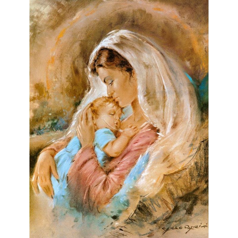 Obraz 30x40 - Matka Boża Karmiąca (2) - OBRAZY RELIGIJNE - Obraz 30x40 - Matka Boża Karmiąca (2)