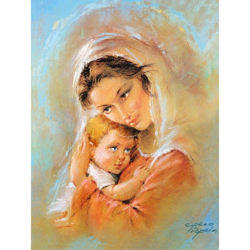 Obraz 30x40 - Matka Boża Karmiąca - OBRAZY RELIGIJNE - Obraz 30x40 - Matka Boża Karmiąca