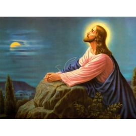 Obraz 30x40 - Jezus modlący - OBRAZY RELIGIJNE