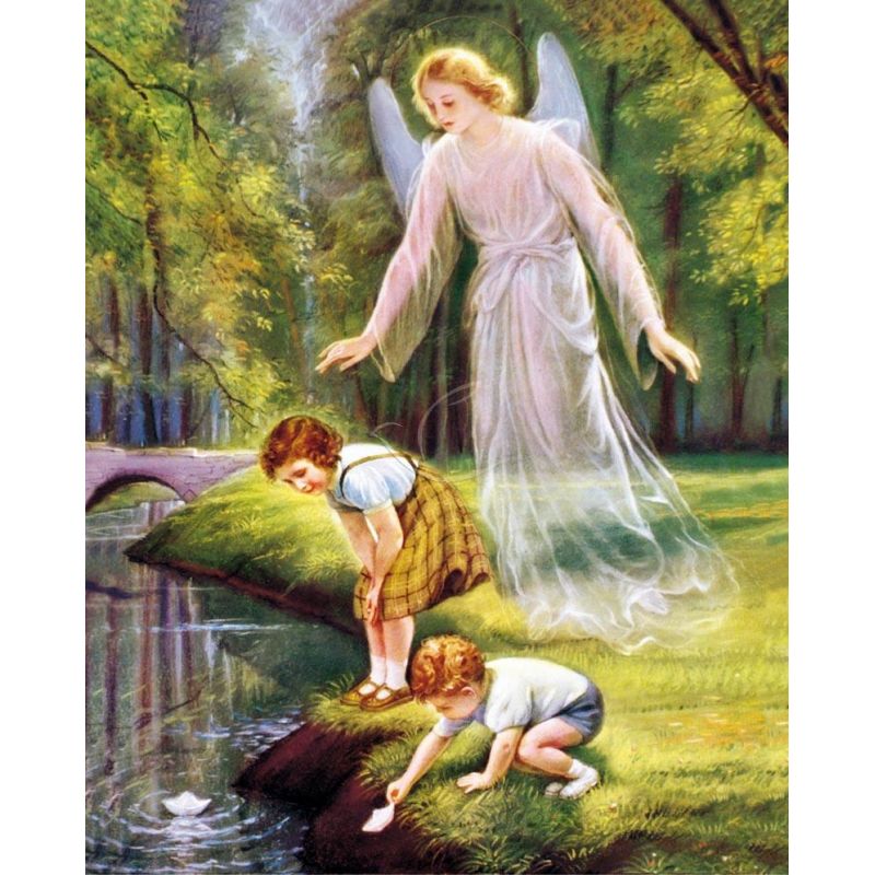 Obrazek 20x25 - Anioł Stróż (1) - OBRAZY RELIGIJNE - Obrazek 20x25 - Anioł Stróż (1)