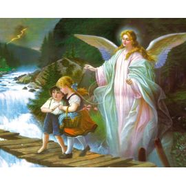 Obrazek 20x25 - Anioł Stróż (3) - OBRAZY RELIGIJNE