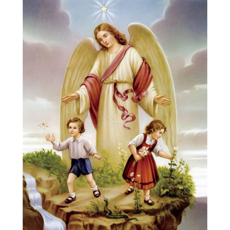 Obrazek 20x25 - Anioł Stróż (4) - OBRAZY RELIGIJNE - Obrazek 20x25 - Anioł Stróż (4)