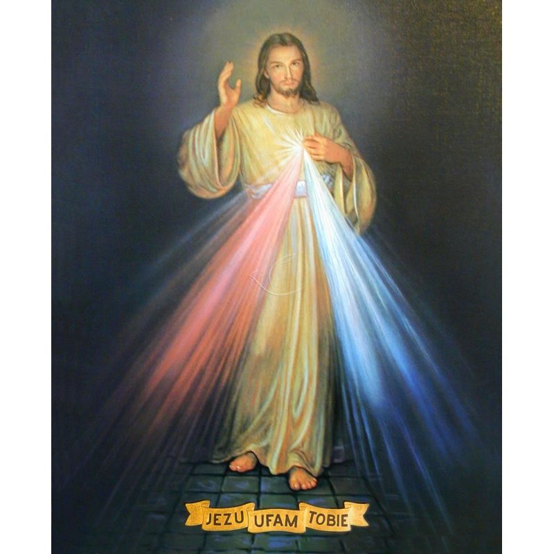 Obrazek 20x25 - Jezu, Ufam Tobie - OBRAZY RELIGIJNE - Obrazek 20x25 - Jezu, Ufam Tobie