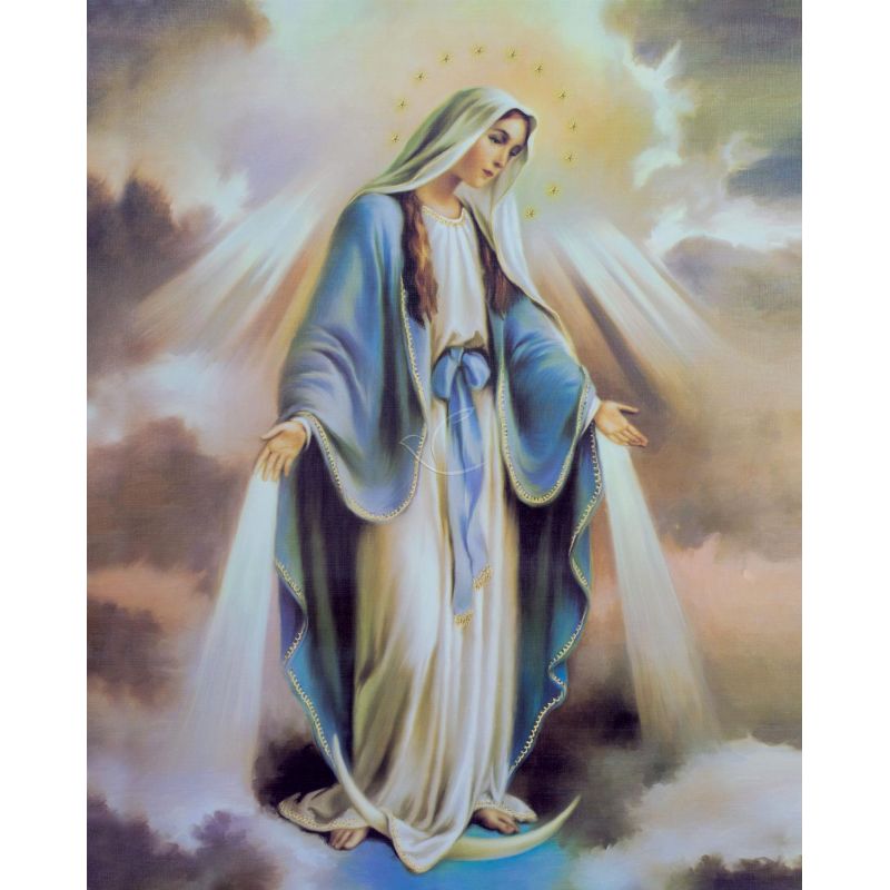 Obrazek 20x25 - Matka Boża Niepokalana - OBRAZY RELIGIJNE - Obrazek 20x25 - Matka Boża Niepokalana