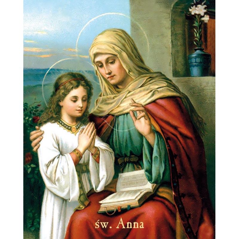 Obrazek 20x25 - Św. Anna - OBRAZY RELIGIJNE - Obrazek 20x25 - Św. Anna