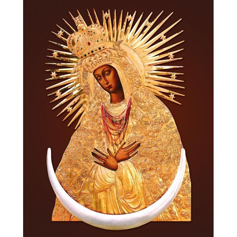 Obrazek 20x25 - Matka Boża Ostrobramska - OBRAZY RELIGIJNE - Obrazek 20x25 - Matka Boża Ostrobramska