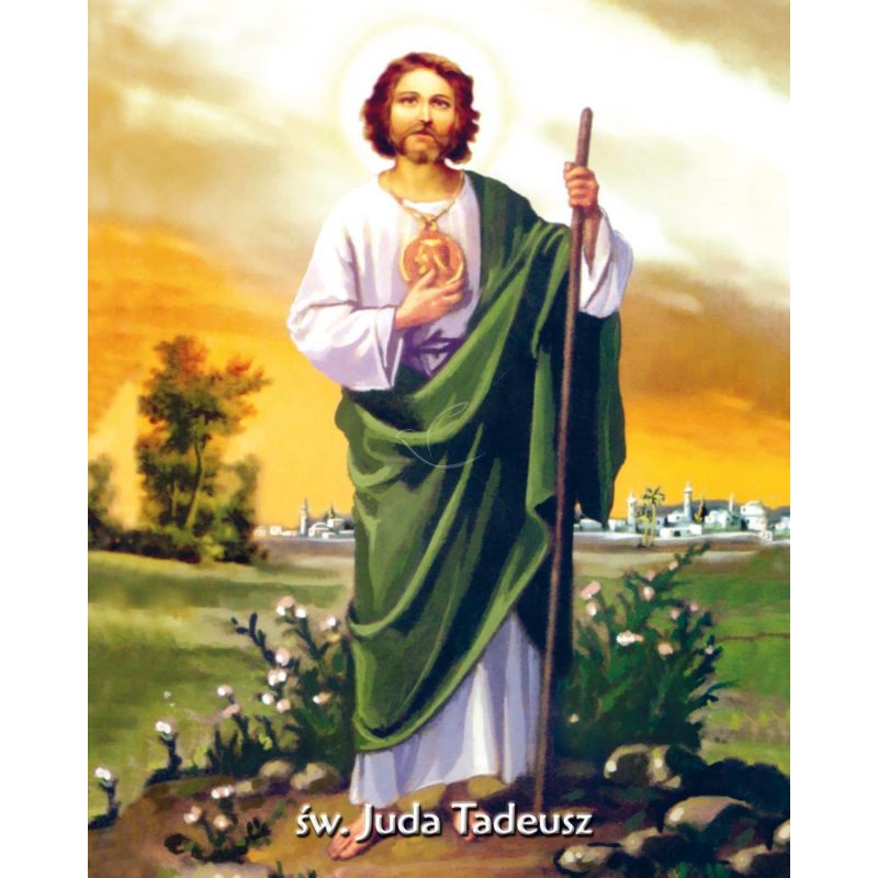 Obrazek 20x25 - Św. Juda Tadeusz - OBRAZY RELIGIJNE - Obrazek 20x25 - Św. Juda Tadeusz
