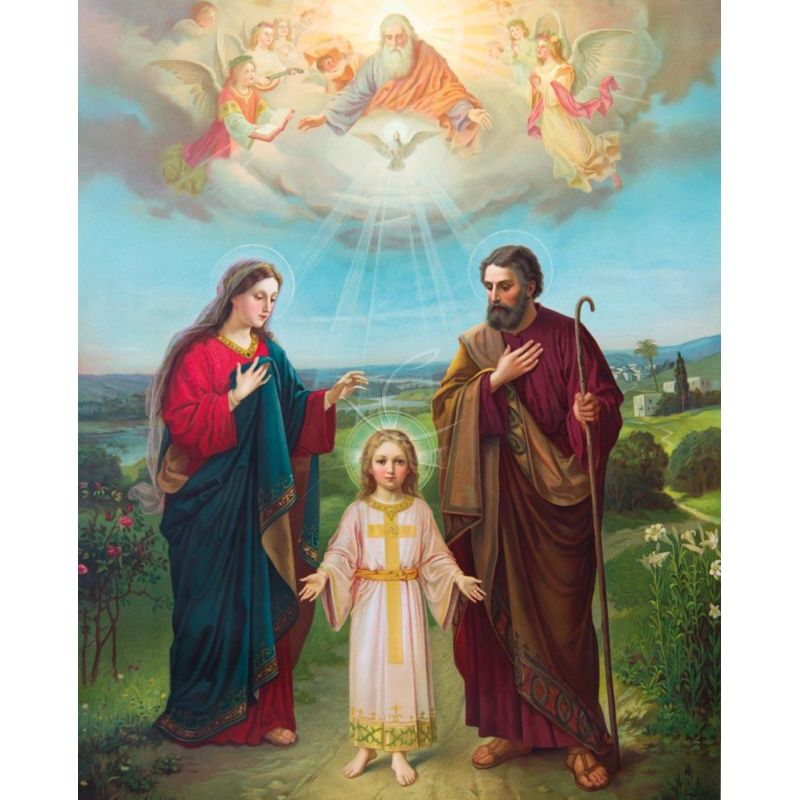 Obrazek 20x25 - Święta Rodzina (1) - OBRAZY RELIGIJNE - Obrazek 20x25 - Święta Rodzina (1)