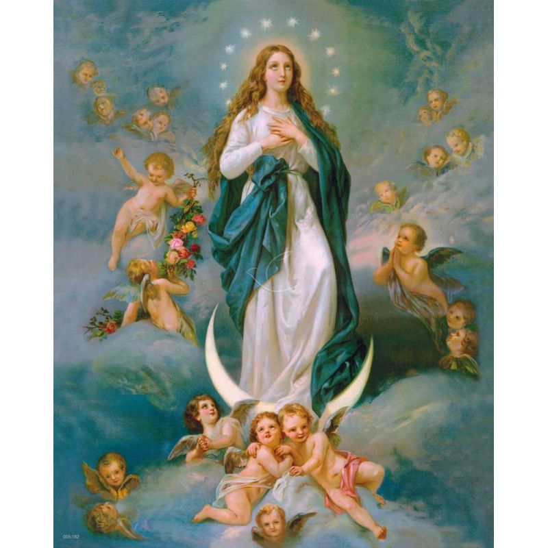 Obrazek 20x25 -Wniebowzięcie Najświętszej Maryi Panny - OBRAZY RELIGIJNE - Obrazek 20x25 -Wniebowzięcie Najświętszej Maryi Panny