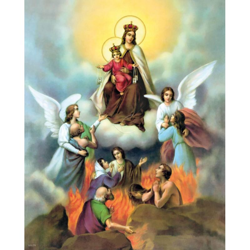 Obrazek 20x25 - Matka Boża Szkaplerzna - OBRAZY RELIGIJNE - Obrazek 20x25 - Matka Boża Szkaplerzna