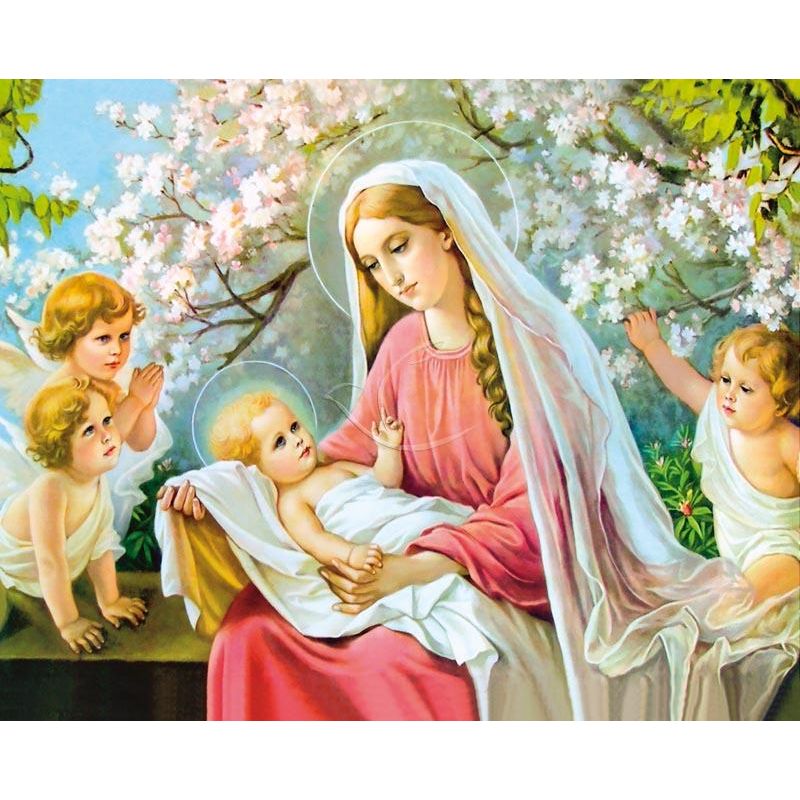 Obrazek 20x25 - Matka Boża z Dzieciątkiem (3) - OBRAZY RELIGIJNE - Obrazek 20x25 - Matka Boża z Dzieciątkiem (3)