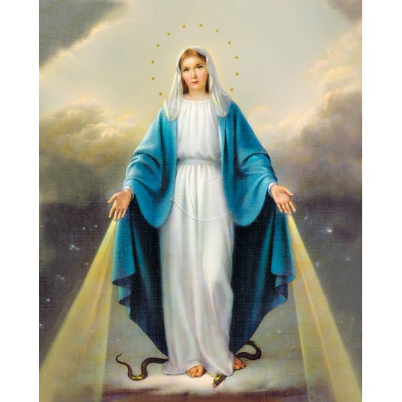 Obrazek 20x25 - Matka Boża Niepokalana - OBRAZY RELIGIJNE - Obrazek 20x25 - Matka Boża Niepokalana