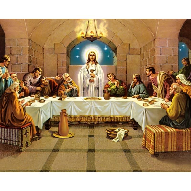 Obrazek 20x25 - Ostatnia Wieczerza - OBRAZY RELIGIJNE - Obrazek 20x25 - Ostatnia Wieczerza