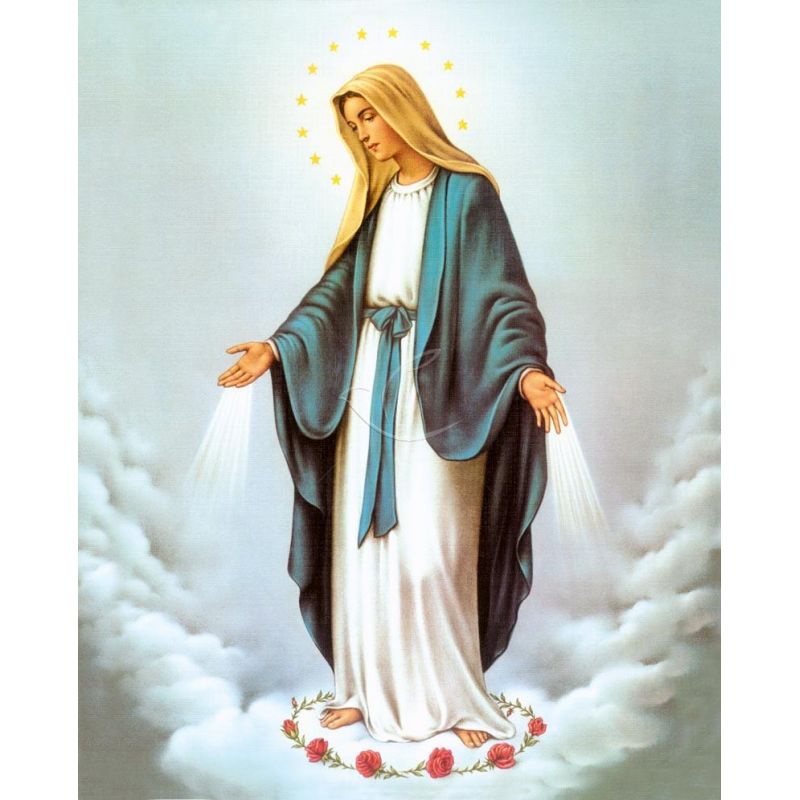 Obrazek 20x25 - Matka Boża Niepokalana - OBRAZY RELIGIJNE - Obrazek 20x25 - Matka Boża Niepokalana