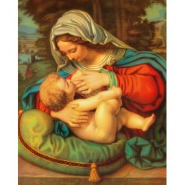 Obrazek 20x25 - Matka Boża Karmiąca - OBRAZY RELIGIJNE