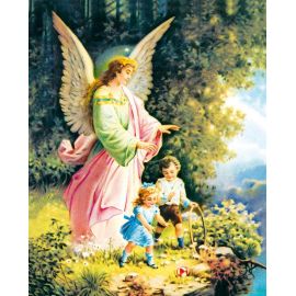 Obrazek 20x25 - Anioł Stróż (6) - OBRAZY RELIGIJNE